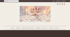 Desktop Screenshot of giannischickenburgers.com